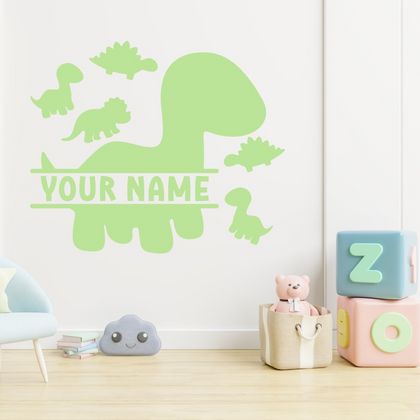 Name Decal – Dinos | A Perfect Match for Our Wall Decals!