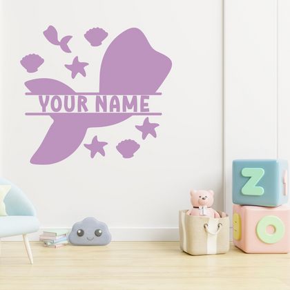 Name Decal – Mermaid | A Perfect Match for Our Wall Decals!