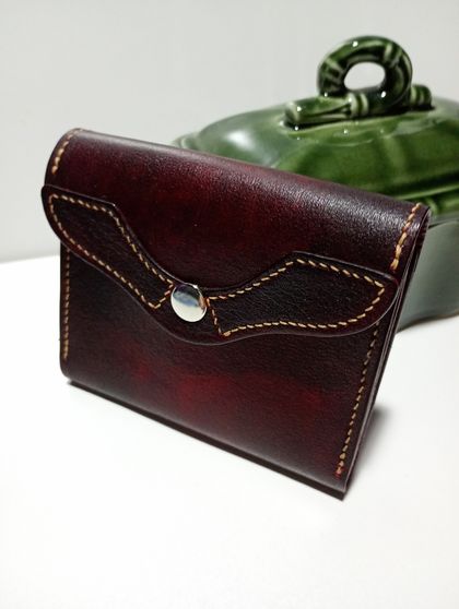 Leather purse and cardholder