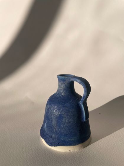 Blue ceramic vase #2