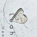 Heart Felt 2 - Silver heart stud earring