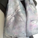 DRAGONFLIES Silver, Handpainted SILK SCARF New Zealand,NZ HANDMADE GIFT. Free Shipping