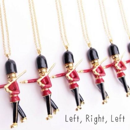 Marching Beefeater London Necklace