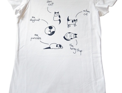 Cat of many Postures Women's T-shirt (XS)