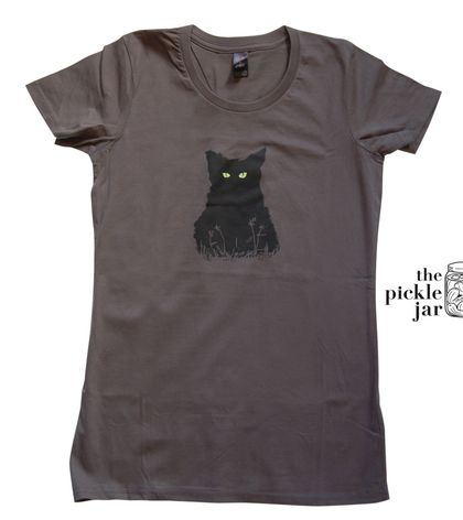 Night Kitty Women's T-shirt (M)