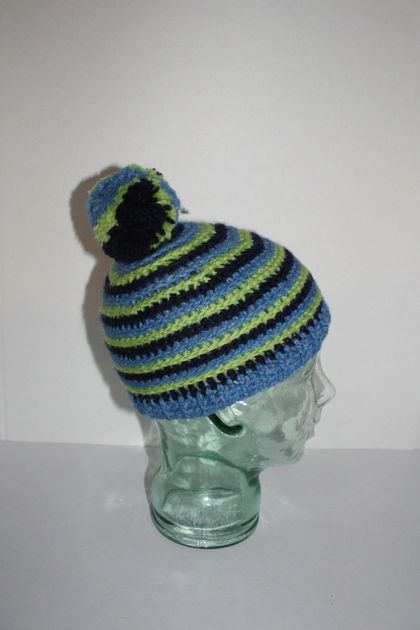 Crochet Hat, Stripey