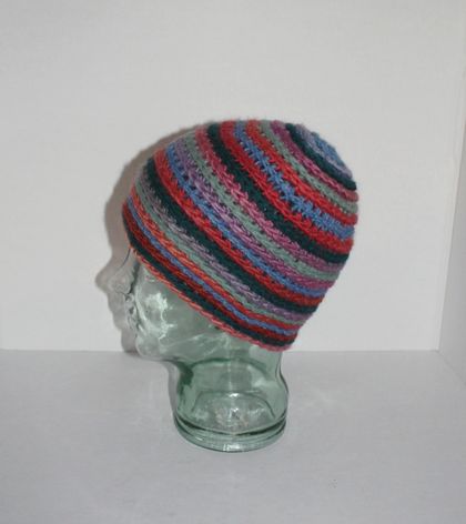 Crochet Hat, Stripey