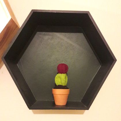 Cactus. Crochet House Plant