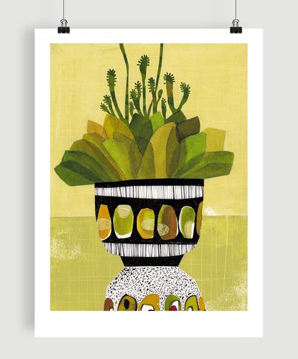 Potted A4 Giclee Print 