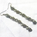 Scary Weave Sterling Silver Chainmaille Earrings