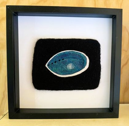 Whispers of the Sea ~ Paua ~ Handcrafted Needle-Felted Art