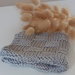 Organic cotton basket weave washcloth 