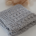 Organic cotton 'All washed up' washcloth.