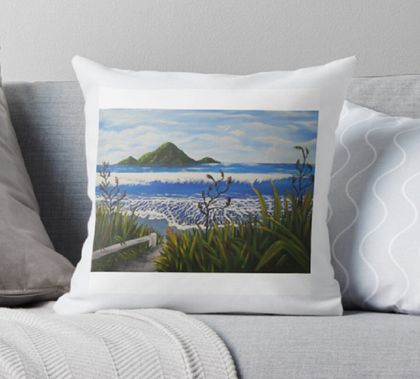 Whale Island  - cushion cover