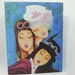 Greeting Card from original painting Steampunk Trio
