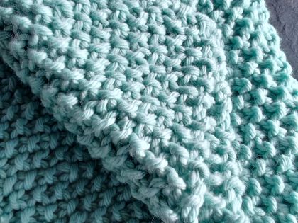 Cosy Knitted Wool Blanket/Throw