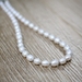 Beadsnknots: Dainty White Freshwater Pearl Necklace