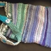 Handknit: "Azuline" shoulder bag (Cheeky Baggage range)