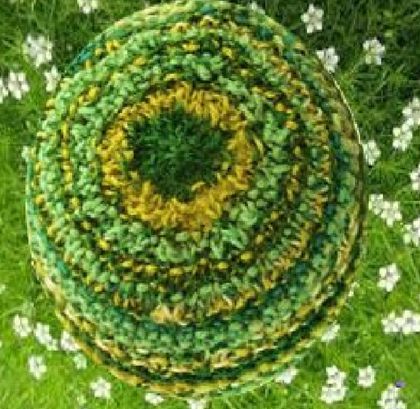Handknit: Irish Moss beanie (Tip ya Hat range)