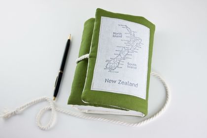 New Zealand Map Travel Journal