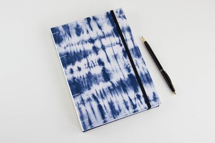 Tie Dye Fabric Journal A5