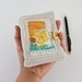 Upcycled Fabric Pocket Diary 