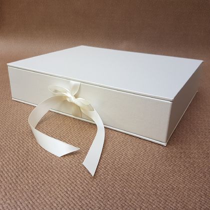 Pearl Keepsake Box / Photo Box (Flush edge)