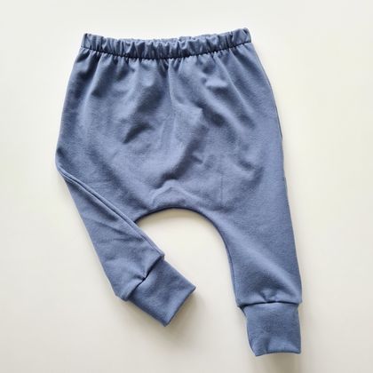Blue Harem Pants 3-6m