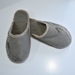 Unisex slippers wool and cotton Upsicled and new materials Size 9-10 (ladies) by FeltSoapGood