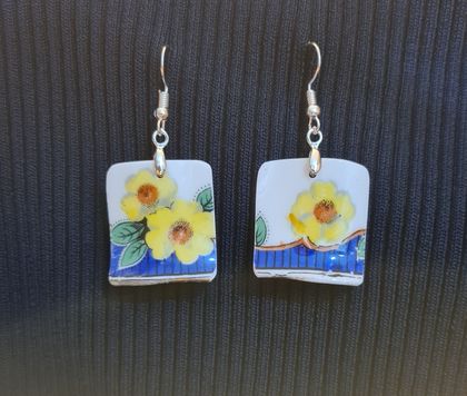 Royal Blue & Yellow Earrings (E276)