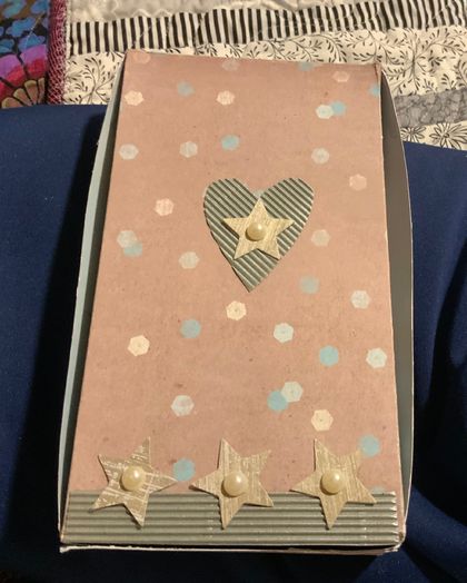 Small Handmade Princess stationery Box