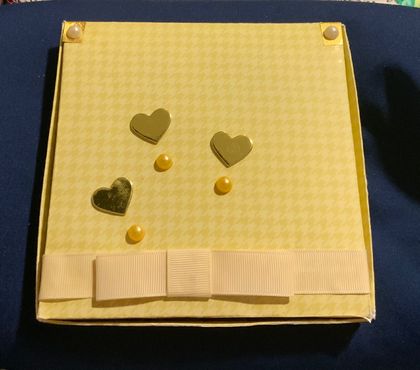 Small Handmade Princess stationery Box