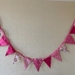 Flag Bunting - pink