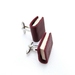 Miniature Maroon (red) Handcrafted Book Cuff Links For Him- Teeny Tiny, Miniature, Literature