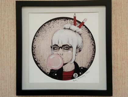 'Ramona' - Small limited edition giclee print by Andy McCready