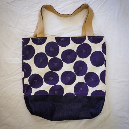 Canvas beach bag/carry all/large tote