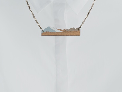 Aoraki Mt Cook Rimu necklace