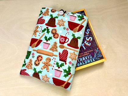 Protective Book Sleeve - Large Christmas Treats