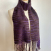 Handwoven Scarf -  Merino Night Owl