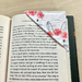 Fabric Corner Bookmark - White Rabbit