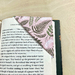 Fabric Corner Bookmark - Green Fern