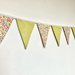 Fabric Bunting - Spring Blooms - 3 Metres Double-Sided