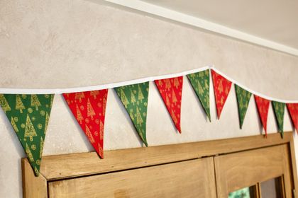 Bunting - Christmas Tree - 3 Metres Double-Sided