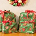 Reusable Christmas Fabric Giftbag Set - Scandi Christmas