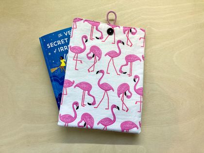 Protective Book Sleeve - Medium Flamingo