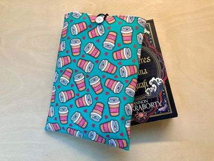 Protective Book Sleeve - Large Coffee Cups