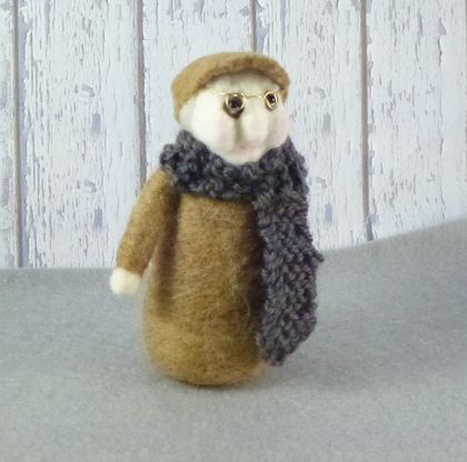 Needle Felted Old Man