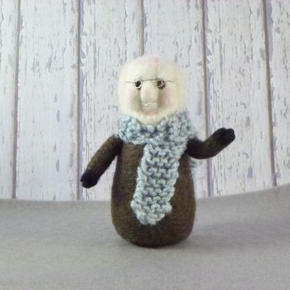 Needle Felted Old Man