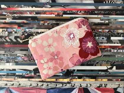 Japanese kimono print wallet