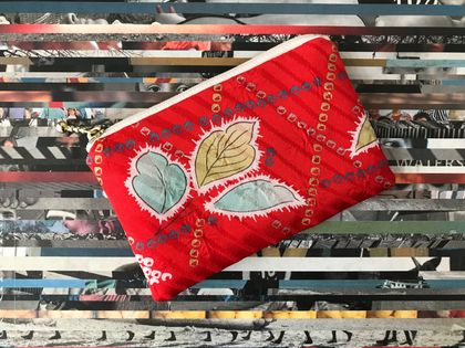 Vintage kimono wallet